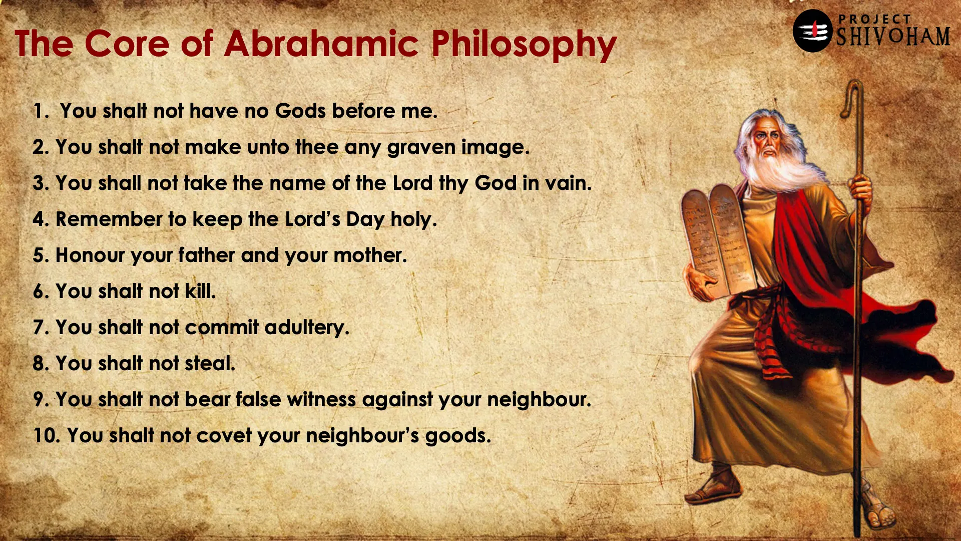 Core Tenets of Abrahamic Philosophy