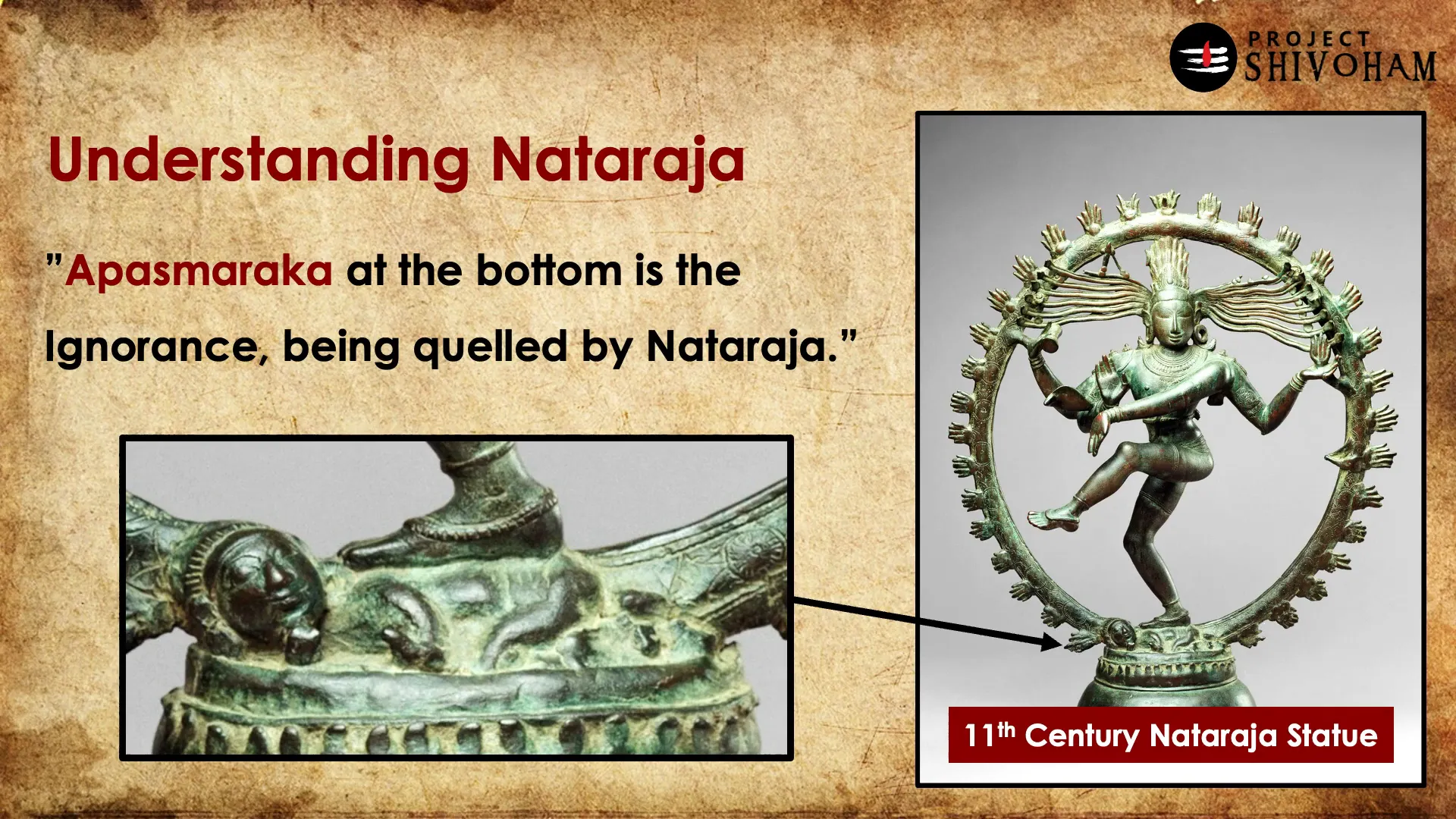 Nataraja statue symbolizing creation and destruction