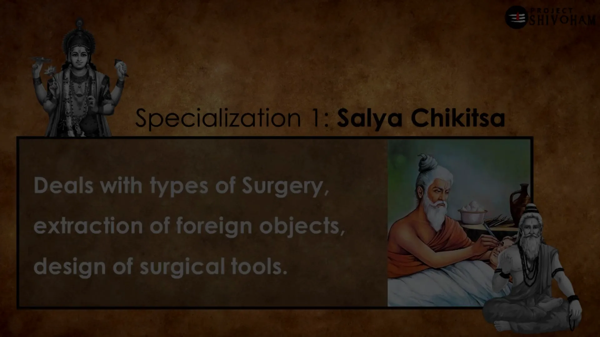 Surgical procedures in Shalya Chikitsa