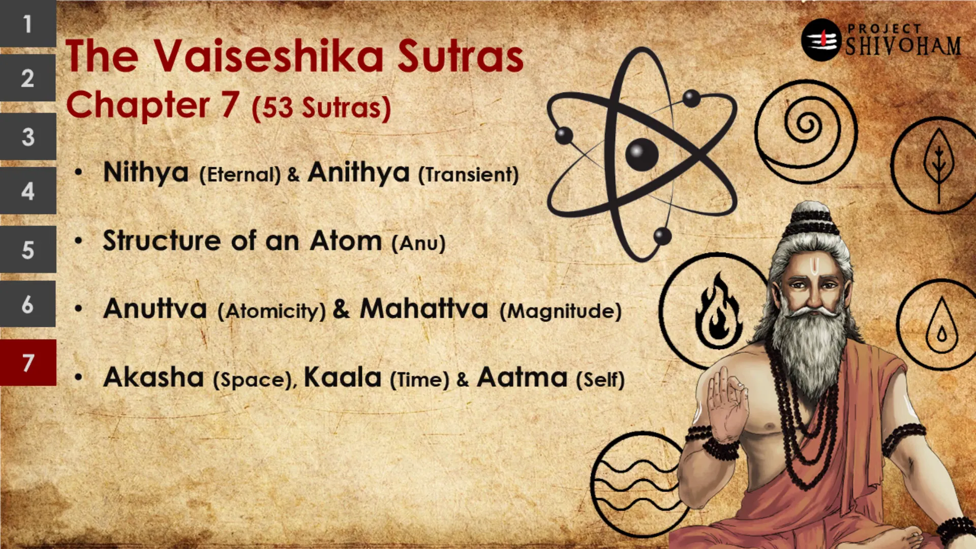 Deep dive into the atom's structure in Vaisesika