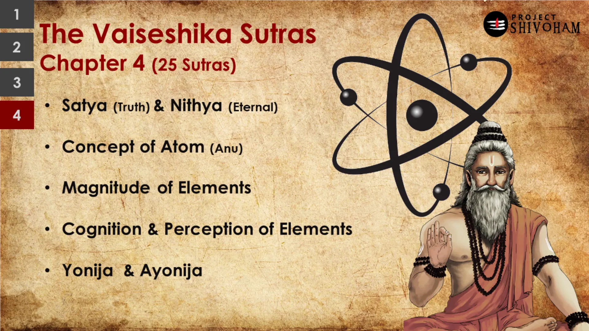 Concept of atoms in Vaisesika