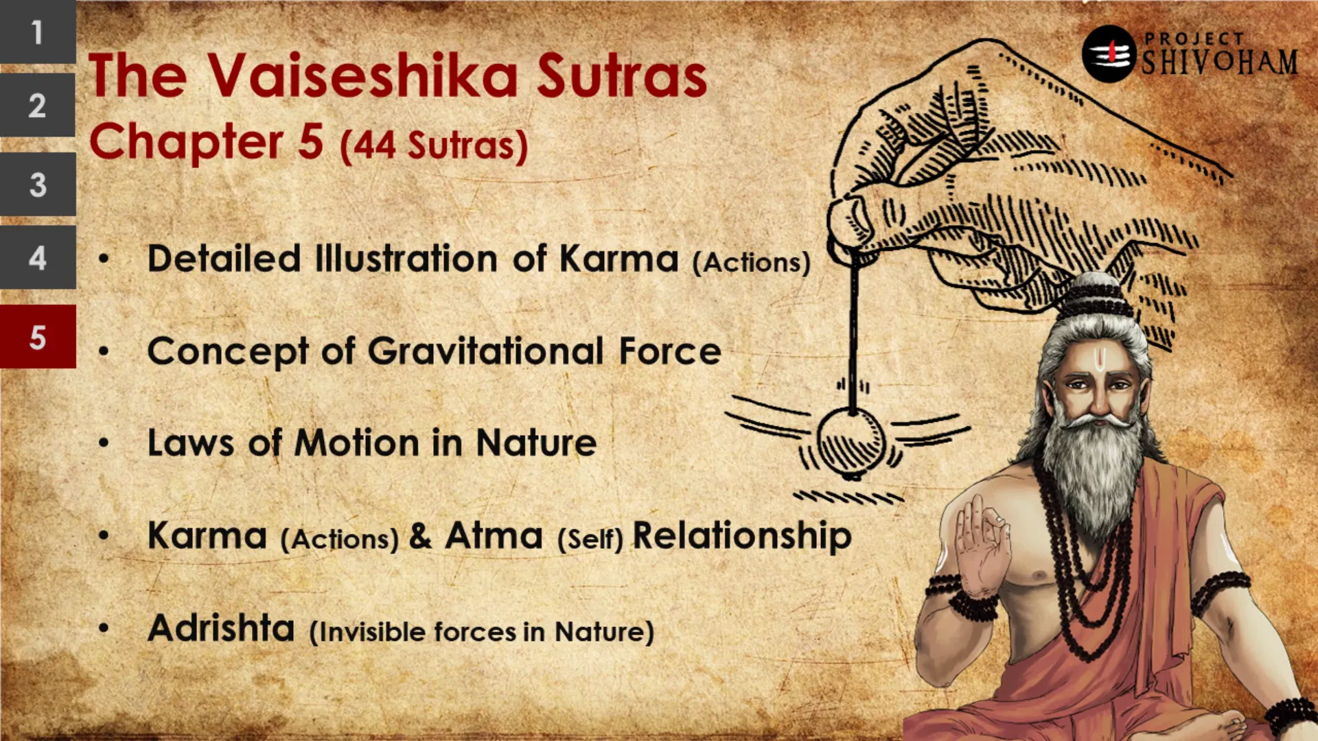 Karma and gravitational forces in Vaisesika