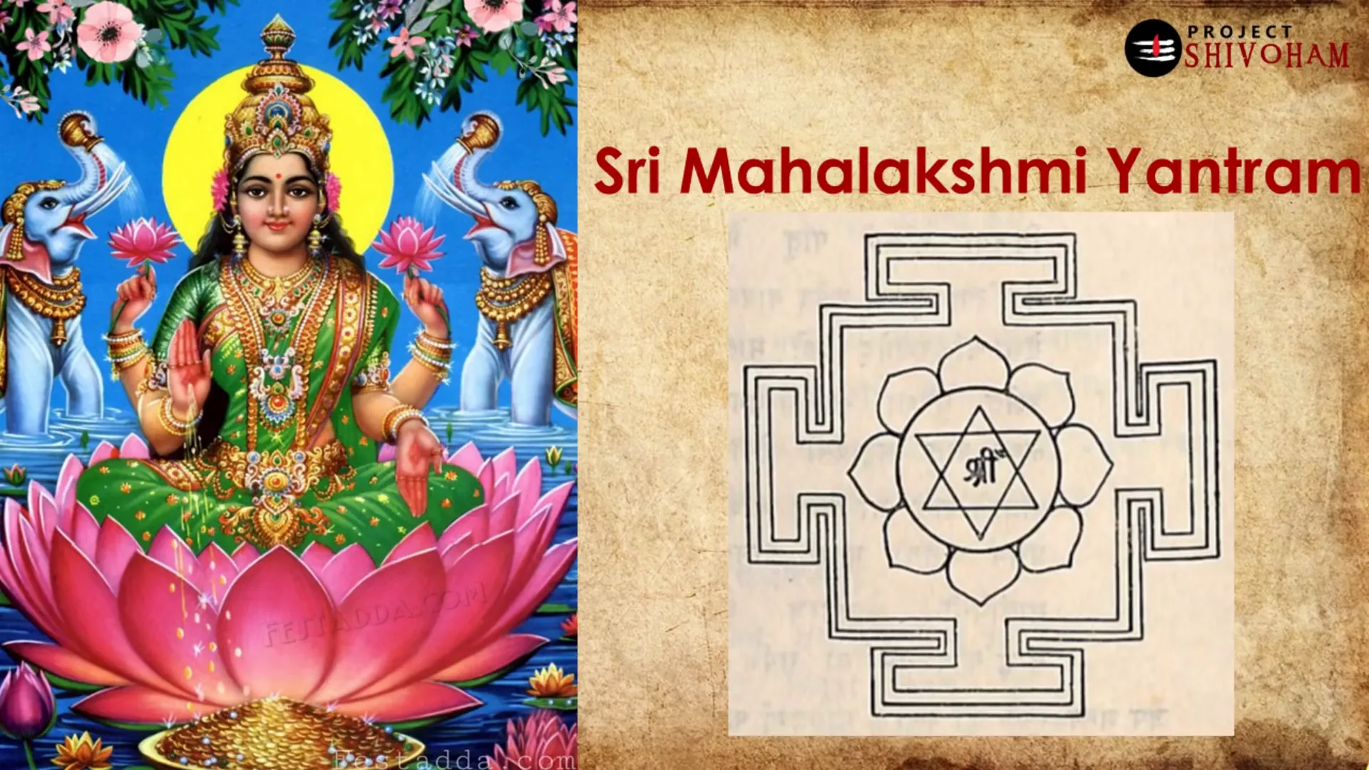 Sri Mahalakshmi Yantram design