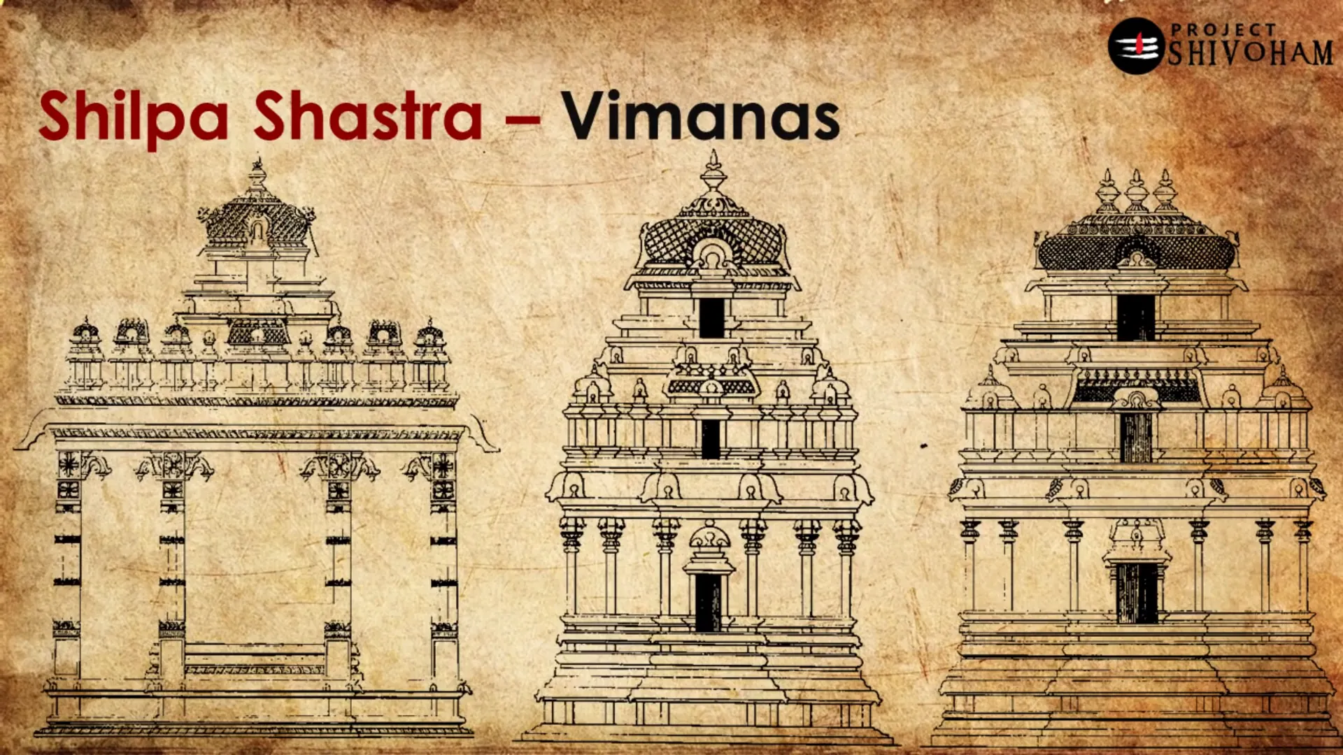 Layered design of temple vimanas