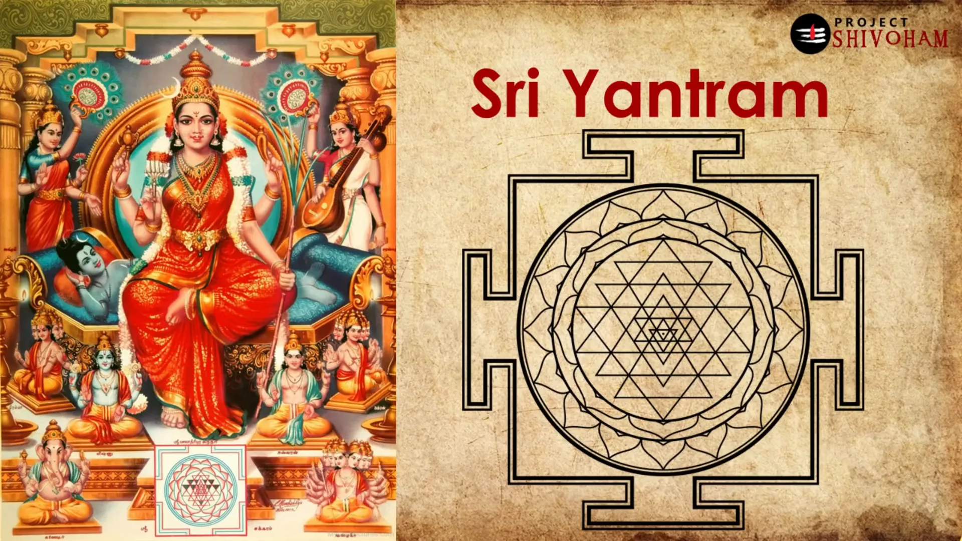 Sri Yantram geometric structure