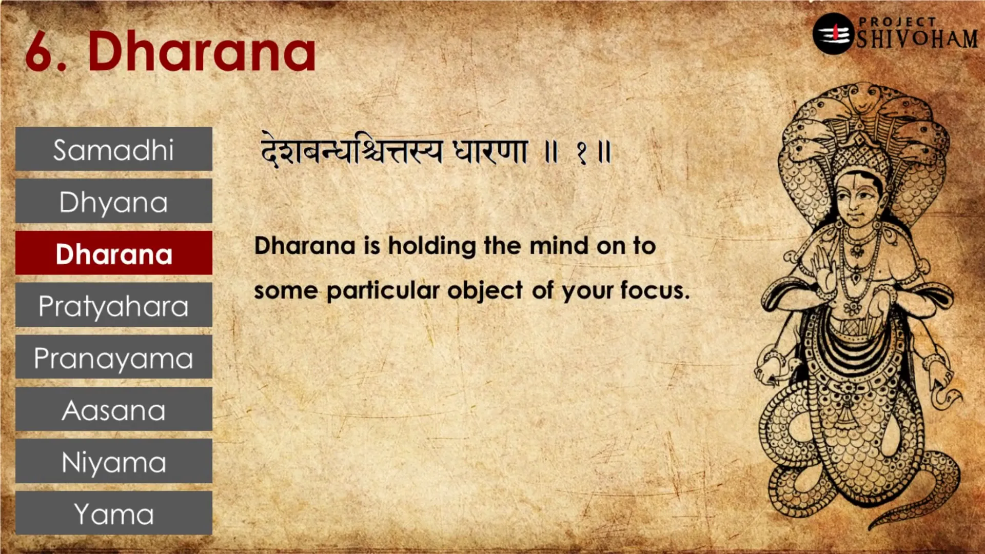 Dharana practice