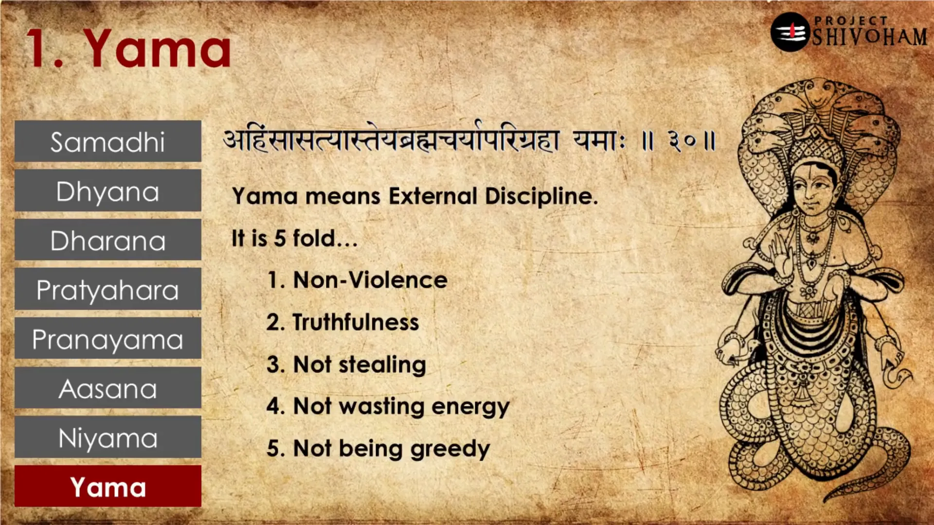 Principles of Yama