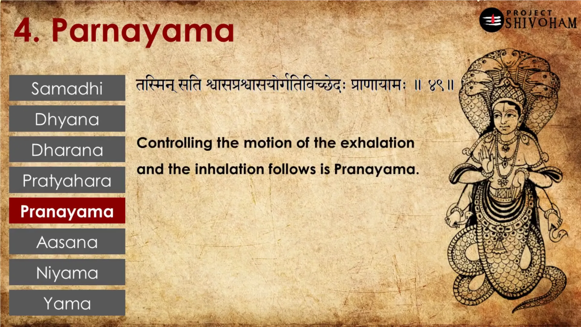 Pranayama techniques