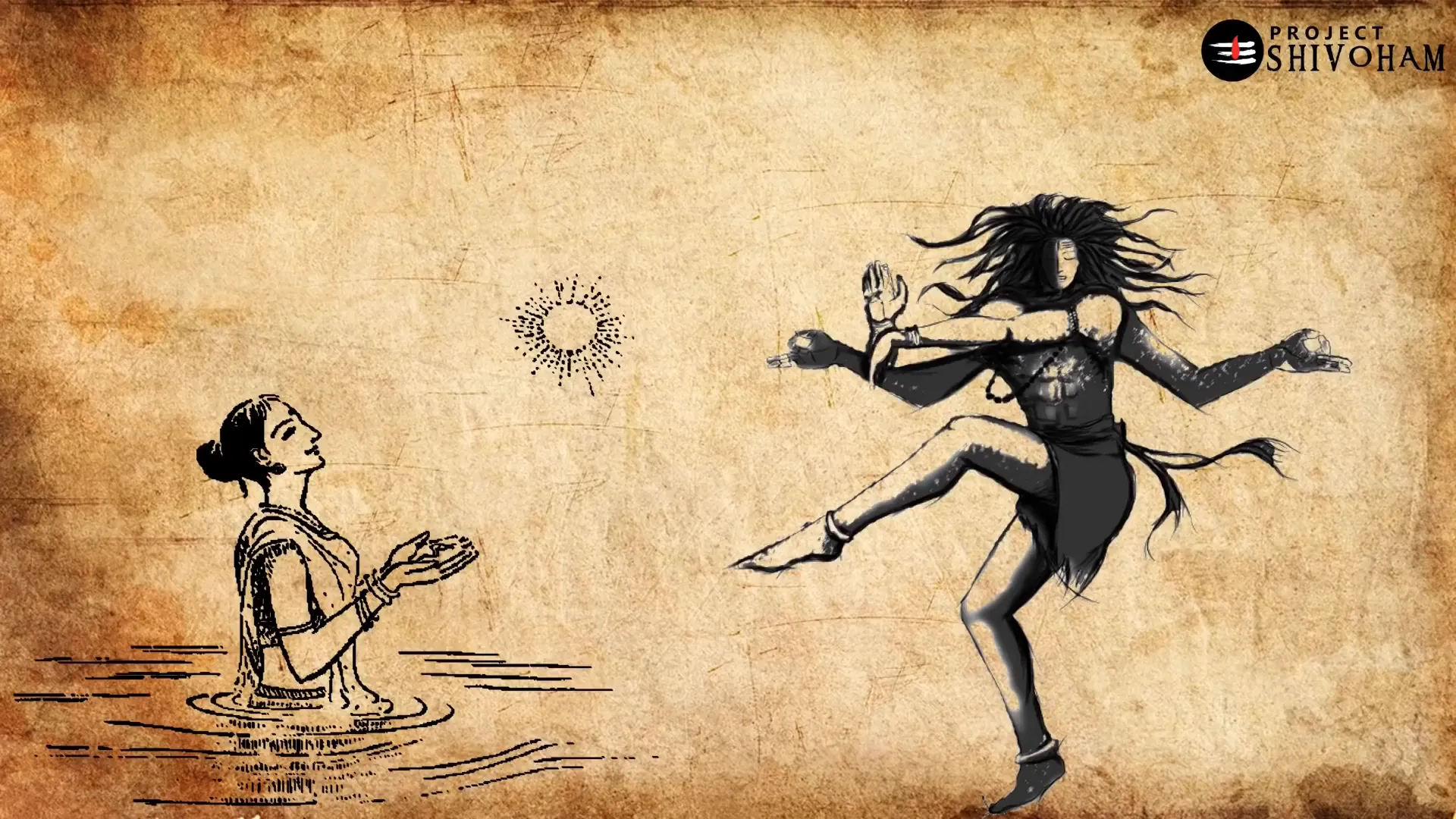 Cosmic dance of Nataraja