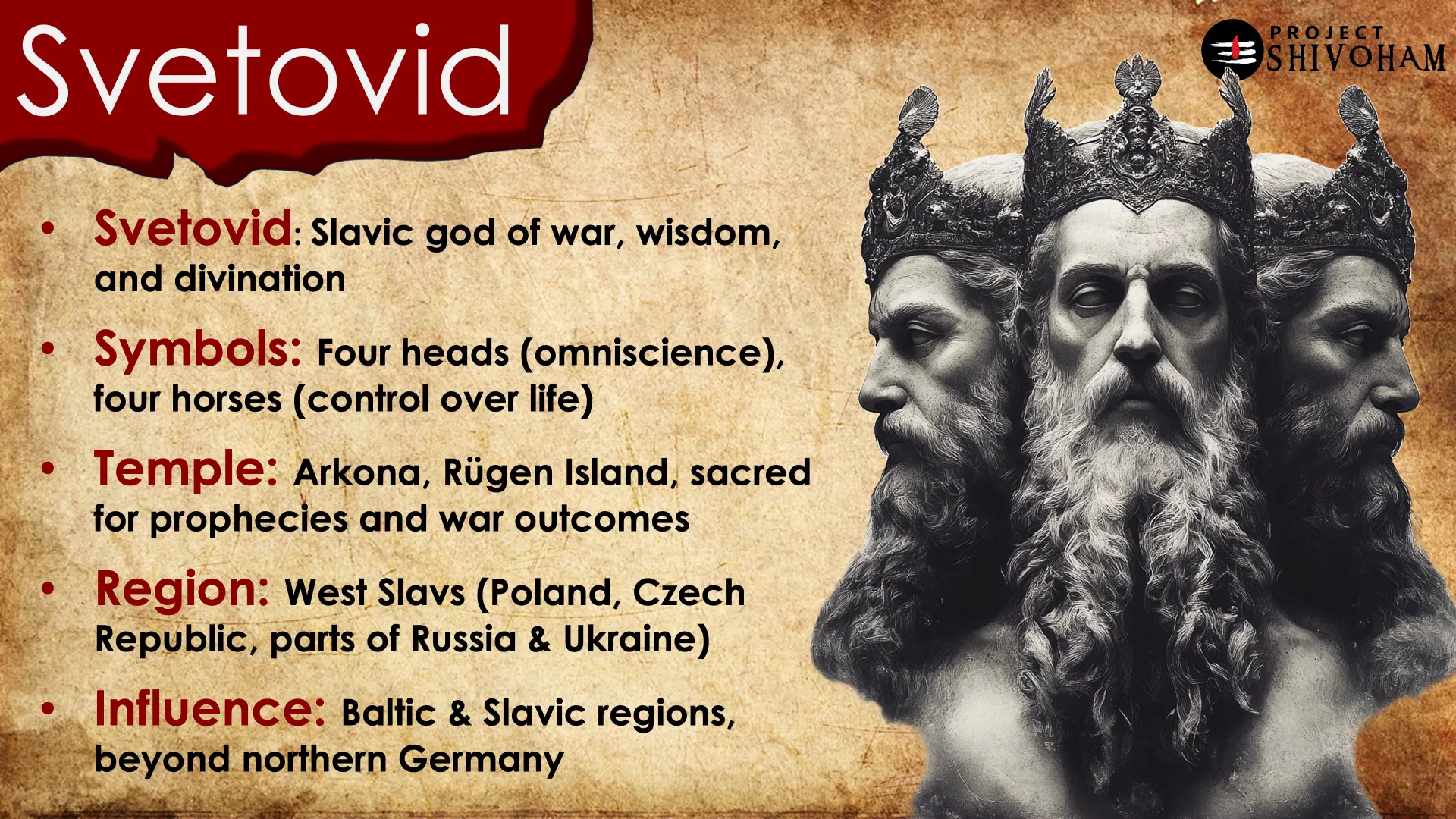 Sviatovid, the four-faced god