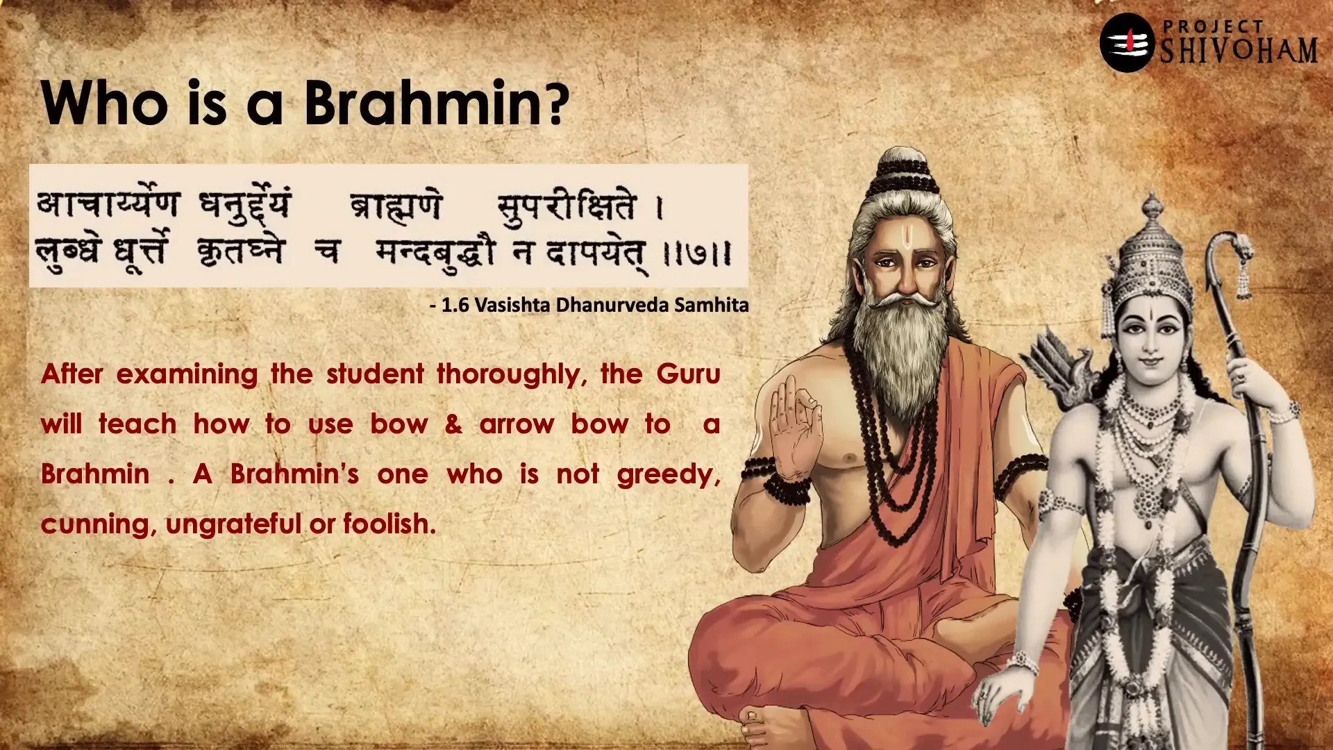 Understanding the term Brahmin