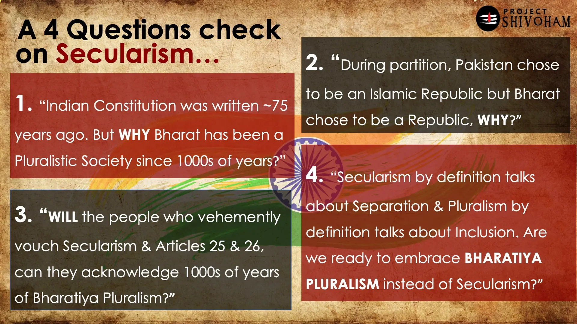 Final Thoughts on Pluralism vs. Secularism
