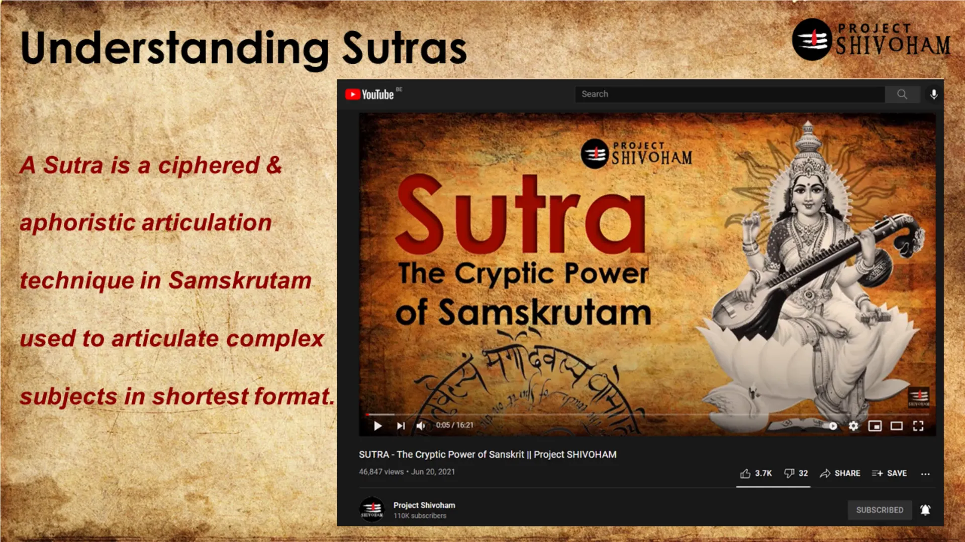 Overview of Vaisesika Sutras structure