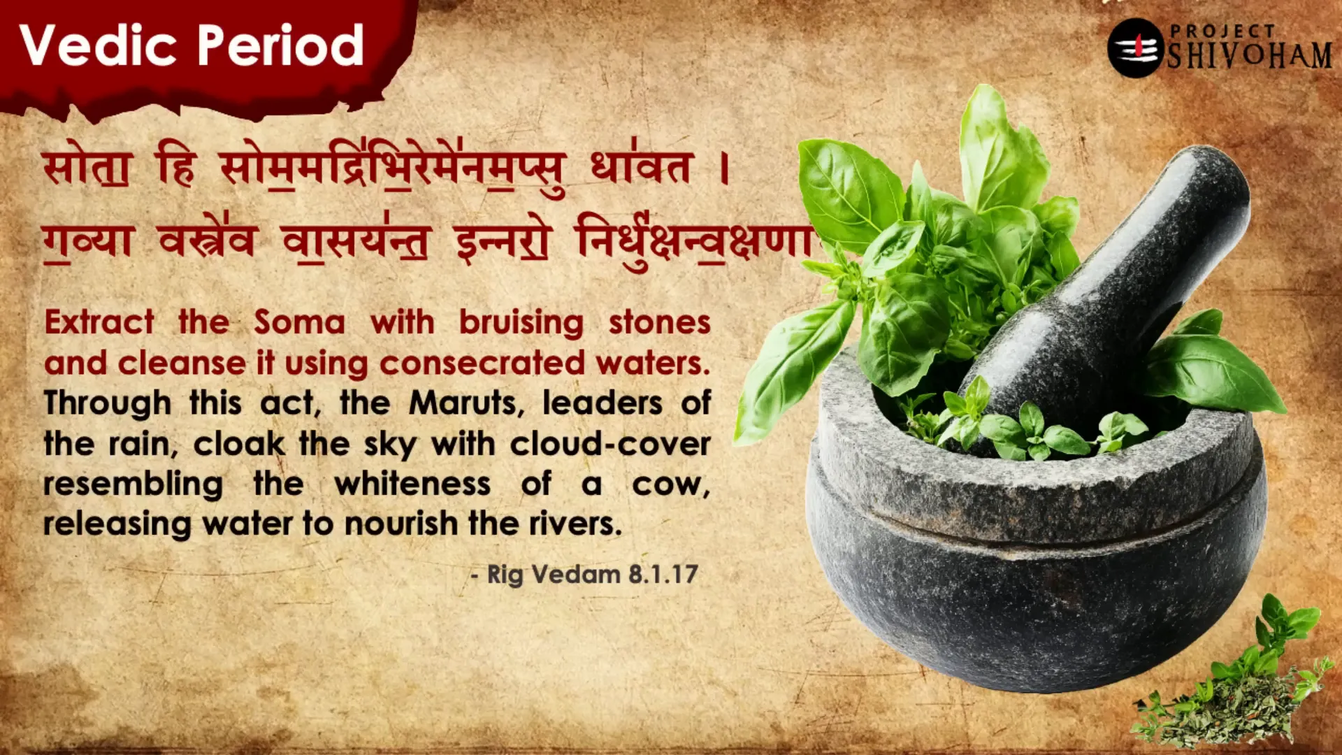 Rituals involving food in the Vedic period