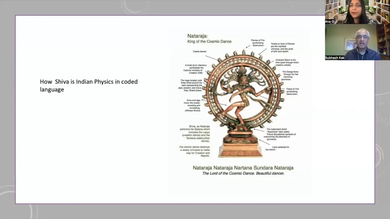 Nataraja statue symbolizing the dance of consciousness at CERN