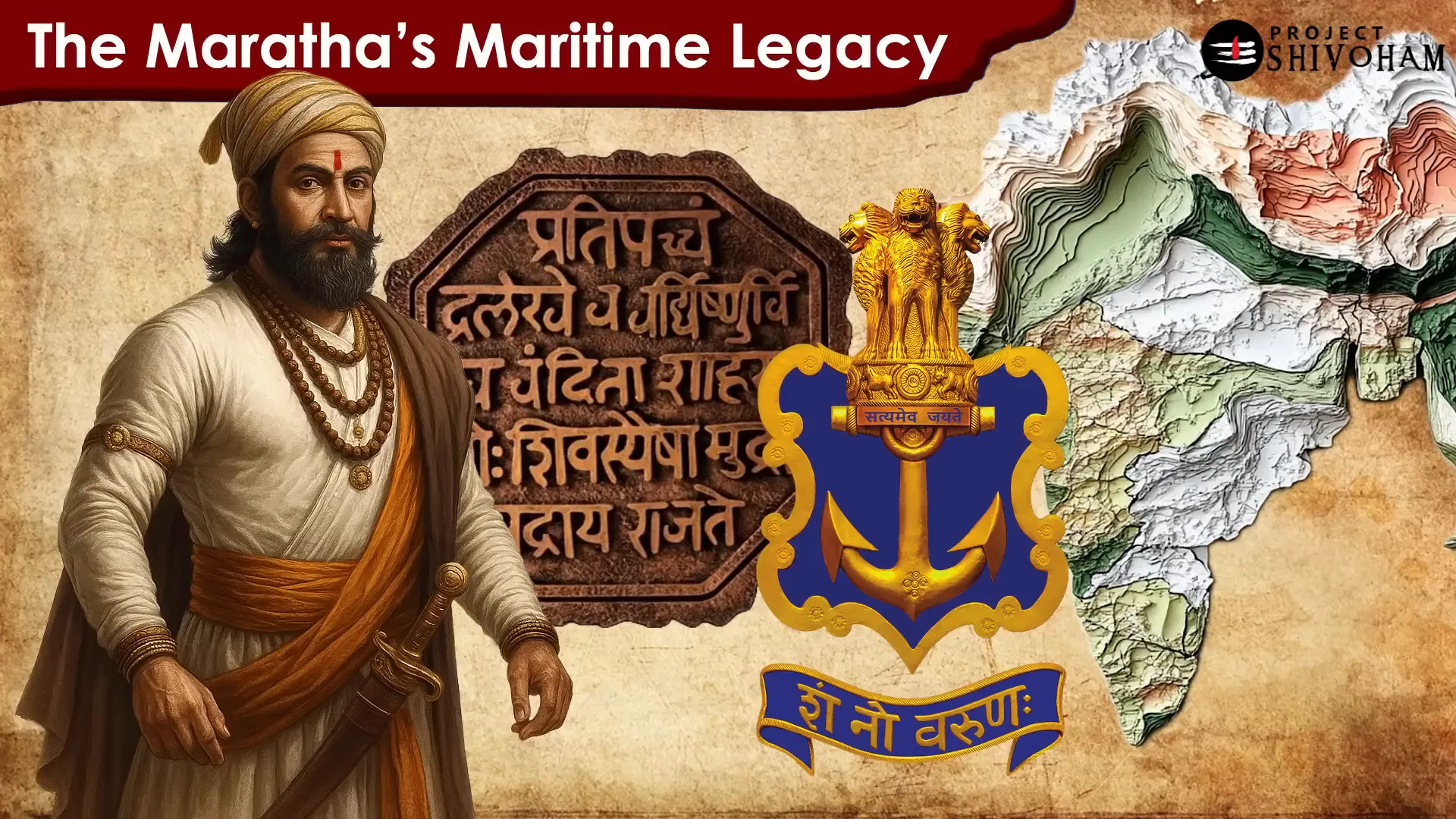 Fortress and ships of Chhatrapati Shivaji Maharaj