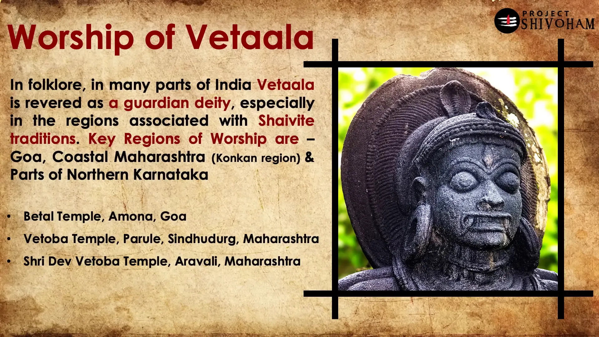 Vetal temple dedicated to Betaal in Goa