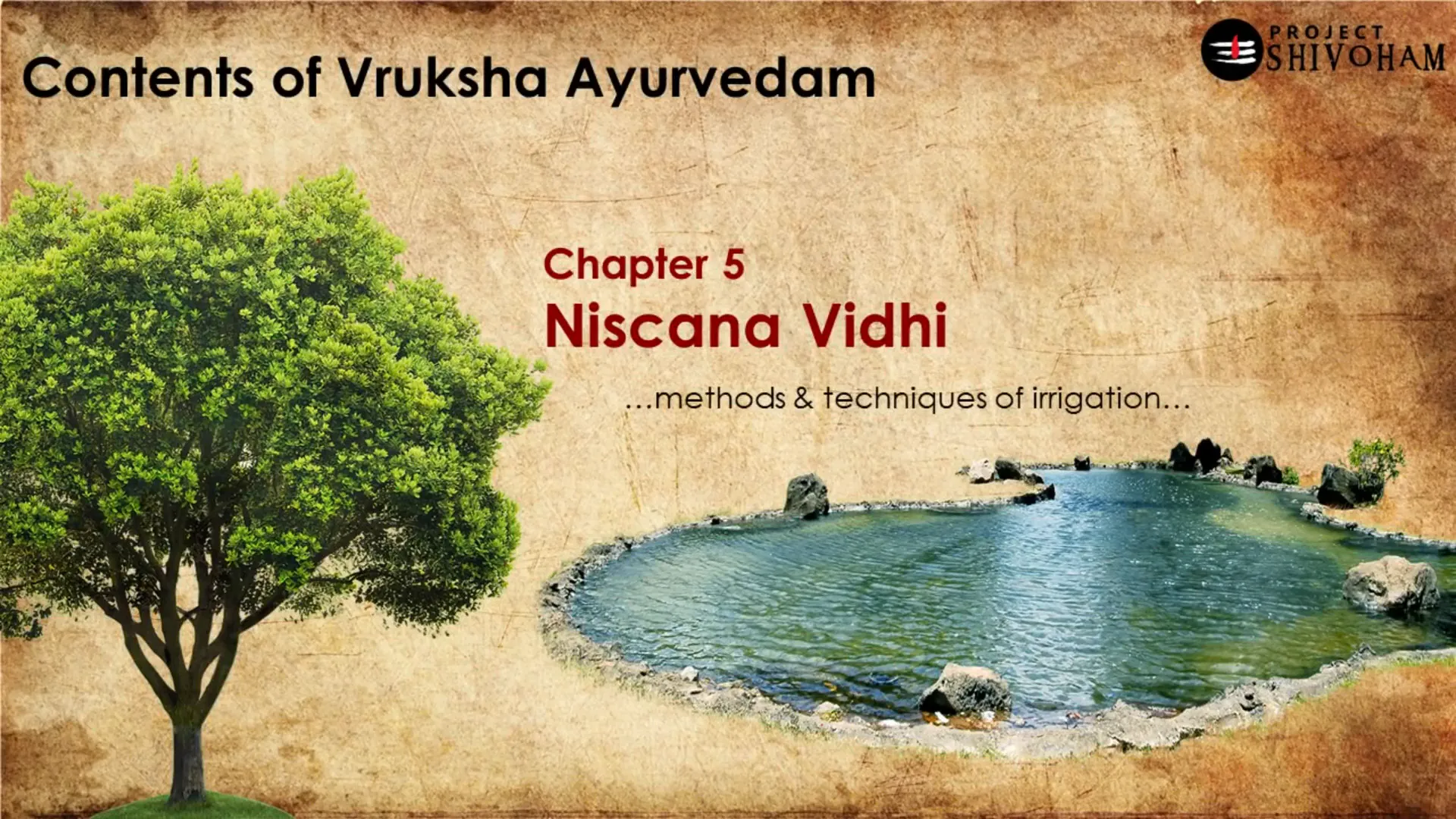 Nishchana Vidhi chapter on irrigation methods and water management