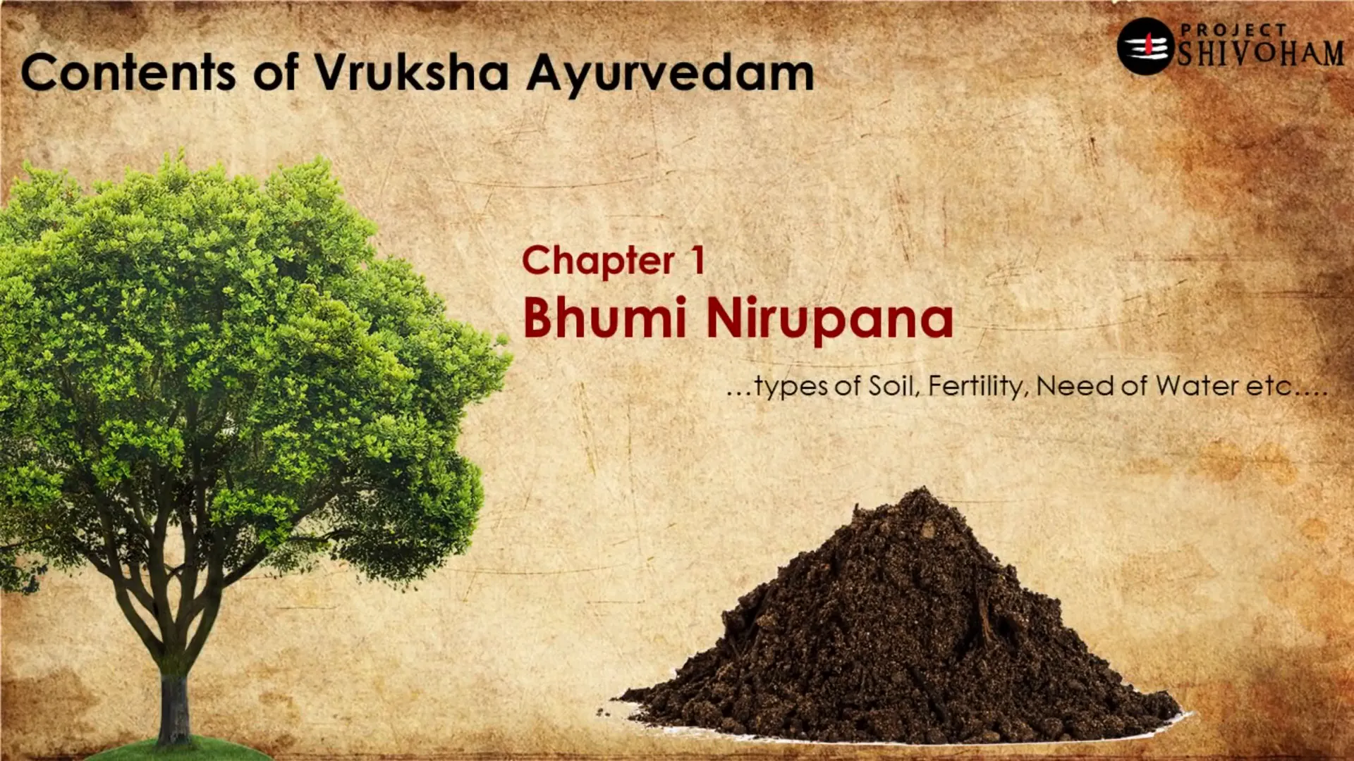 Bhoomi Nirupana chapter on soil types and properties